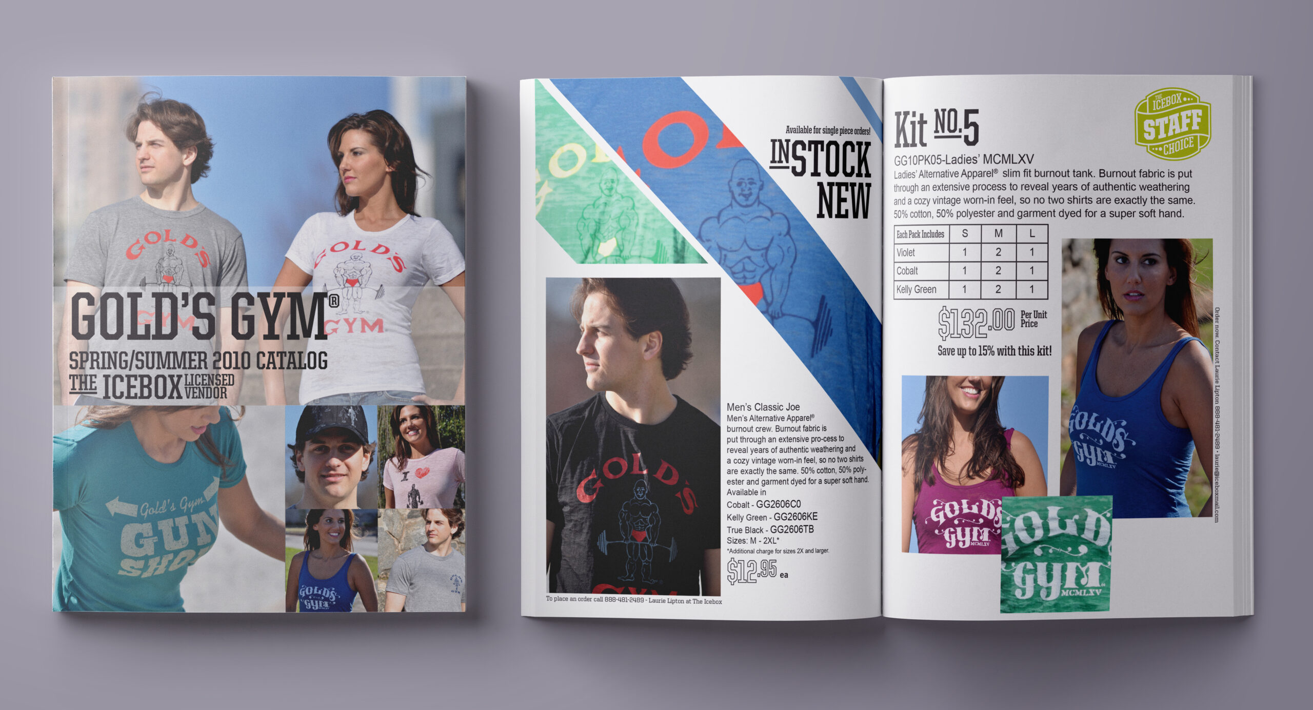 Gold's Gym Magazine Layout