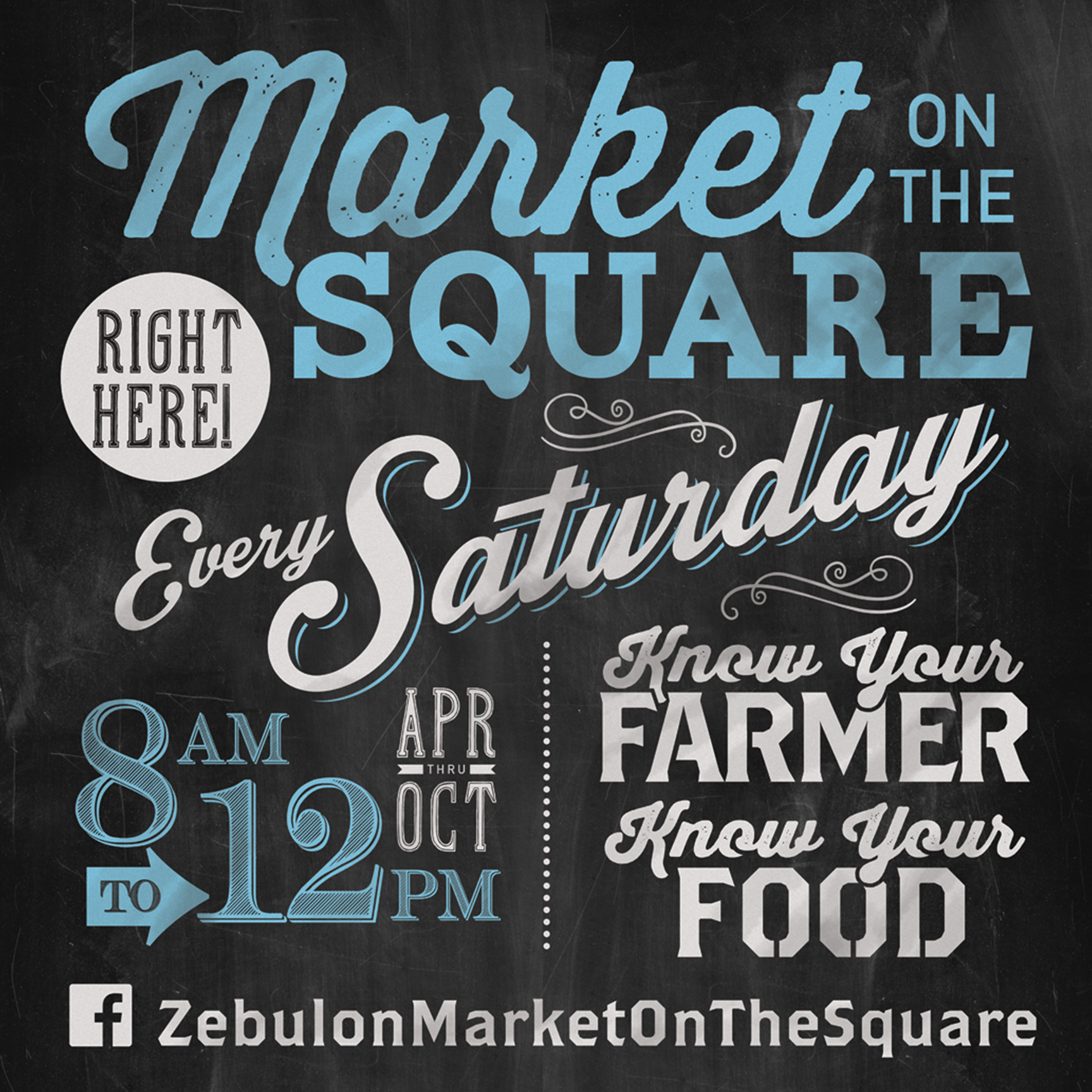 Market on the square - sign Market on the square - sign