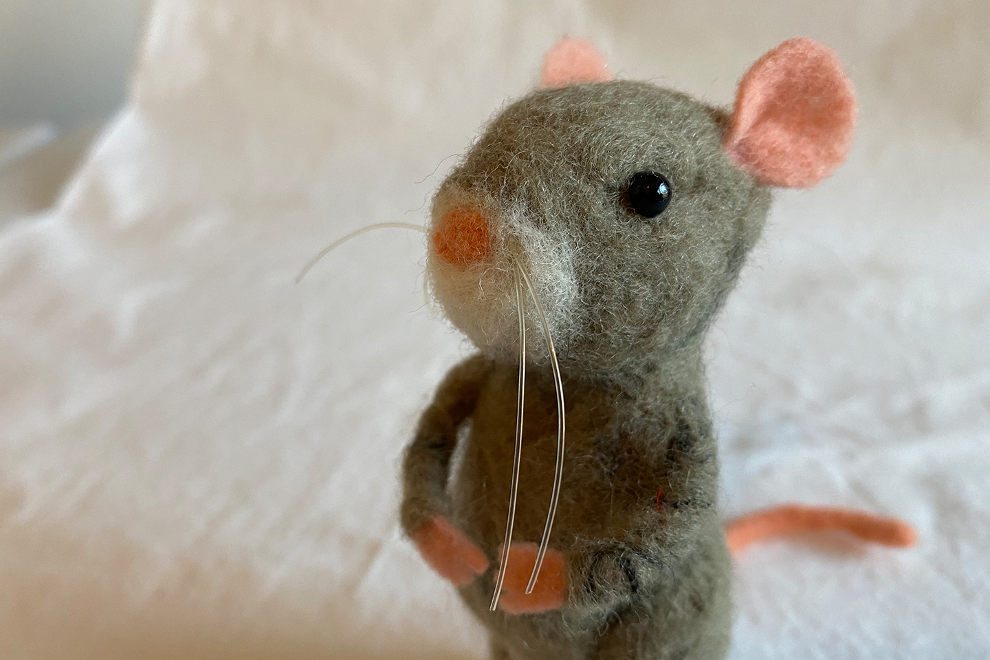 Felted mouse