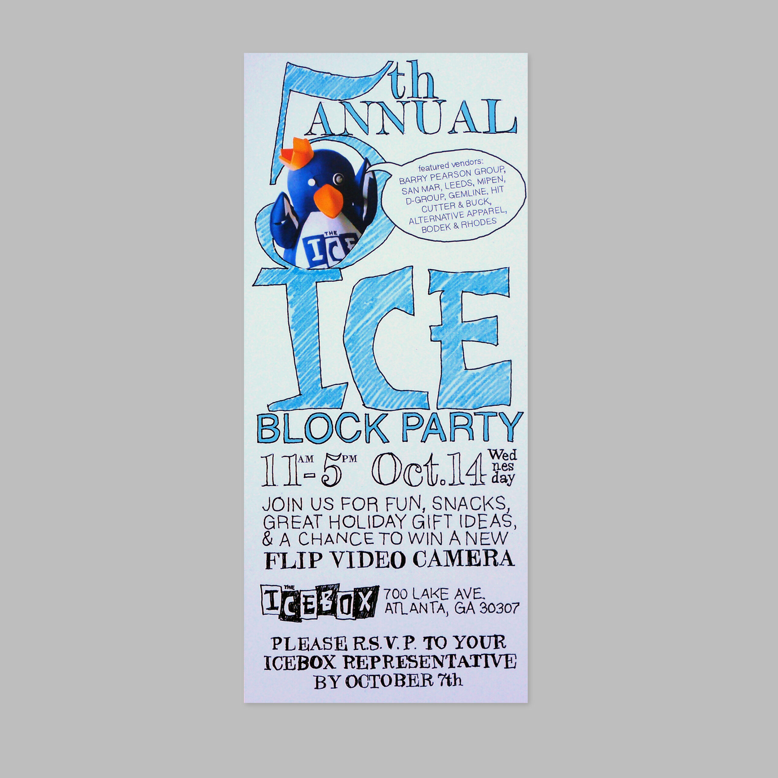 The Icebox - block party invitation The Icebox - block party invitation