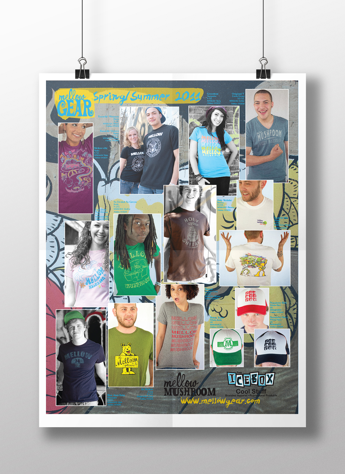 Mellow poster_mockup Fulfilment Poster for Mellow Mushroom